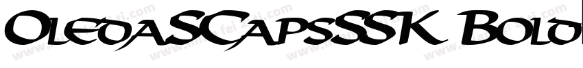 OledaSCapsSSK Bold字体转换